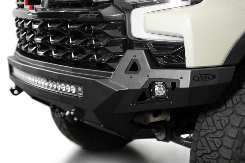 Chevrolet Silverado 1500 ZR2 Bumper - Front - Addictive Desert Designs - Stealth Fighter - Hammer Black - `25-`26